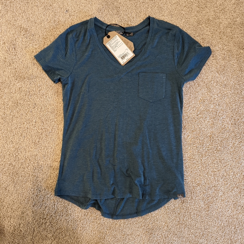 prAna Foundation Short Sleeve Vneck (NWT)